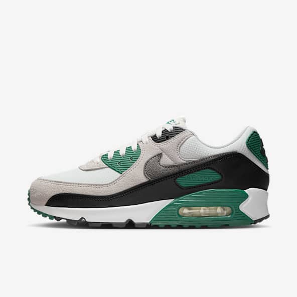 Nike Air Max 90 Triple White Athletic Running Shoes Mens